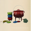 #3, #4, #6, #8 Three-Legged Cast Iron Potjie Pots for South African